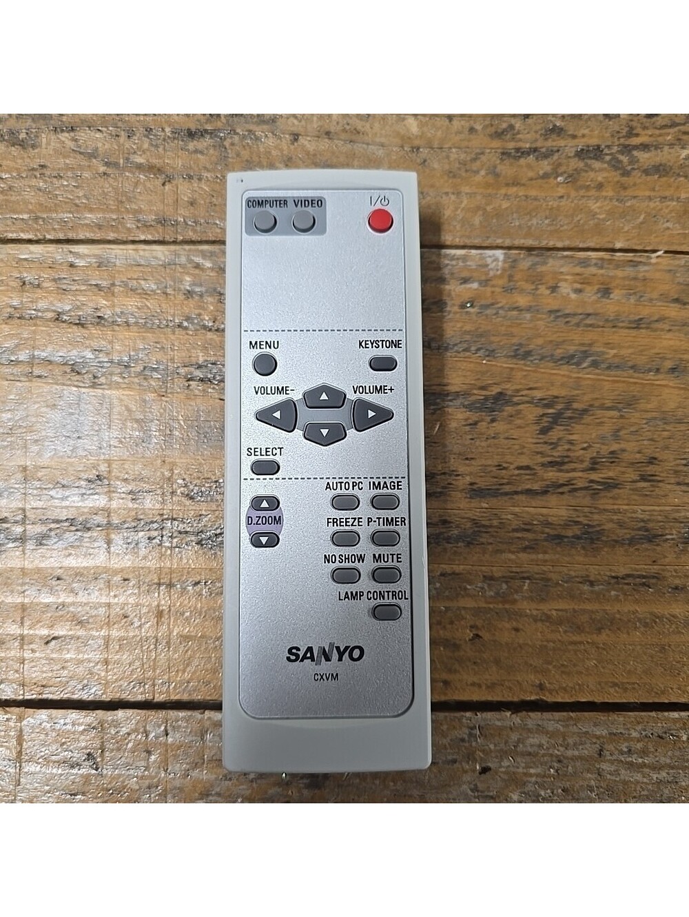 SANYO CXVM Projector Remote Control PLC-XW55A , PLC-XW60 , PLC-XW55 , PLC-XW50